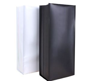 stand up Eight Side flat bottom Matt aluminum foil Flat Coffee Bags supplier