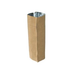 Clear paper pouch kraft bag stand up zipper pouch food grade pouch supplier