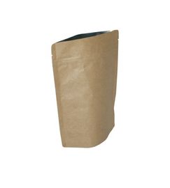 Clear paper pouch kraft bag stand up zipper pouch food grade pouch supplier