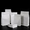 White kraft paper  Flat Bottom zipper bag food grade packaging bag supplier
