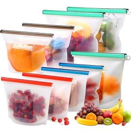 Eco Friendly Waterpoof Leakproof Snack Reusable Silicone Food Storage Bag supplier