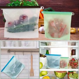 Eco Friendly Waterpoof Leakproof Snack Reusable Silicone Food Storage Bag supplier