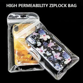 Custom Printing Transparent Zipper Plastic Mobile Phone Case pouch Mobile Cell Phone Case Packaging/Retail Plastic Packa supplier