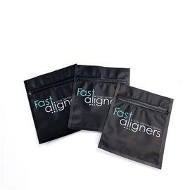 Custom Printed Electronic Products Packaging Bags Black Matte Mylar Plastic Flat Pouch supplier