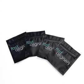 Custom Printed Electronic Products Packaging Bags Black Matte Mylar Plastic Flat Pouch supplier