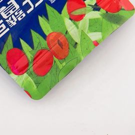 Custom Printed PET Flat Bottom Plastic dried fruit packaging bag with zip lock supplier