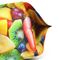 High Barrier zipper lock stand up 3 Sides Seal Heat Seal Pouches bottom gusset dry Fruits Plastic food Packing Bag supplier