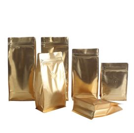 125g 250g 500g 1kg Colorful Aluminum Foil Flat Bottom Coffee Bean Plastic Bags With Valve supplier