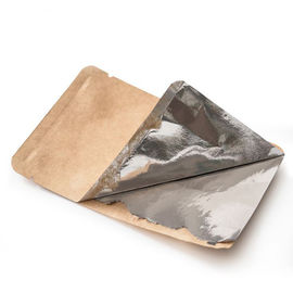 Heat seal vacuum open top kraft paper mylar aluminium foil packing pouch supplier