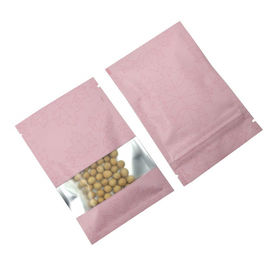 Custom Printed Flat Open Top Resealable Tear Notch Ziplock Mylar Bags supplier