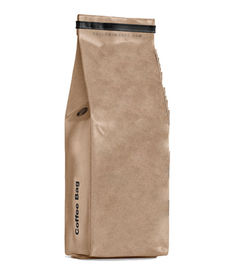 high quality recycled custom Logo Printed ziplock brown kraft paper bags lunch bag for food supplier