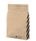 high quality recycled custom Logo Printed ziplock brown kraft paper bags lunch bag for food supplier