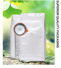 Colorful Aluminum Foil Stand Up Zipper Pouch Coffee Bag With Valve supplier