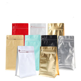 Stand up Flat bottom Coffee Bags 250g/500g/1000g Size With Valve supplier