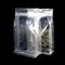 Resealable Ziplock Clear Transparent Plastic Flat Bottom Packaging Pouch Zipper Bag supplier