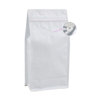 Factory Custom Printed logo Packaging bag Resealable Flat Bottom Stand Up Pouch Coffee Bag with Zipper value supplier