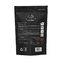 Laminated reusable aluminum foil zip lock bag stand up pouch black coffee bag supplier