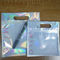 Custom printed colorful zip lock clear plastic bags for cosmetic makeup brush packaging supplier