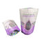 Glossy Mylar Make Up Sponge bag Manufacturer Holographic Foil With Ziplock Clear Window Matte Plastic Pouch supplier