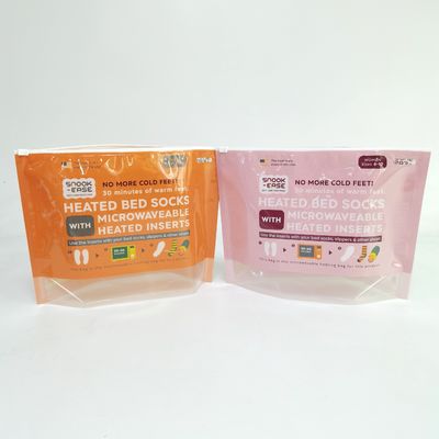 Heat Seal Plastic Sliding Zipper Bag Microwave Oven Pouch Custom Printing Smell Proof Packaging Bags supplier
