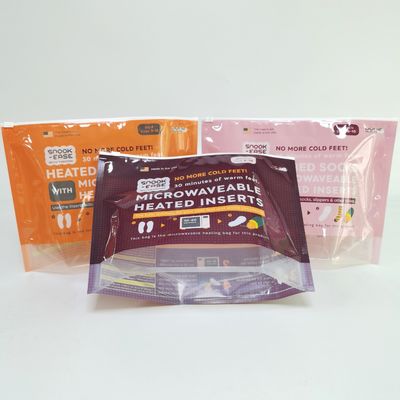 Heat Seal Plastic Sliding Zipper Bag Microwave Oven Pouch Custom Printing Smell Proof Packaging Bags supplier