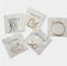 Small Plastic Flat Zipper Pouch for Jewelry Earrings Bracelet packing supplier