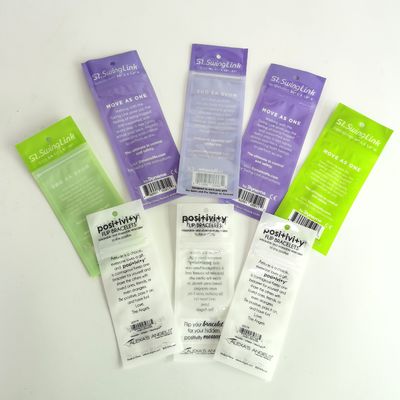 Custom Printed 3 Side Sealed Sachet Ziplock Style Earring Bracelet Packaging Bag Small Plastic Jewelry Bag supplier