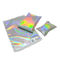 Colorful Laser Self Sealing Aluminum Foil Envelopes Holographic Adhesive Courier Plastic Packaging Bags supplier