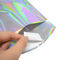 Colorful Laser Self Sealing Aluminum Foil Envelopes Holographic Adhesive Courier Plastic Packaging Bags supplier