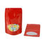Colorful Metallic Resealable Ziplock Aluminum Foil Plastic Packaging Bag with window supplier