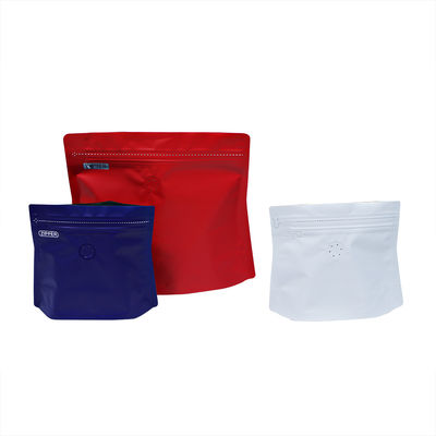 Stand up Hot Sale Self-standing Coffee zipper plastic bags with Valve supplier