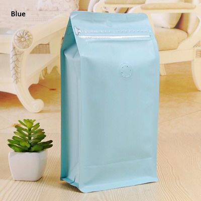 1 Pound Coffee Bag with One-Way Degassing Valve, Stand Up Zipper Coffee Bags With Flat Bottom supplier