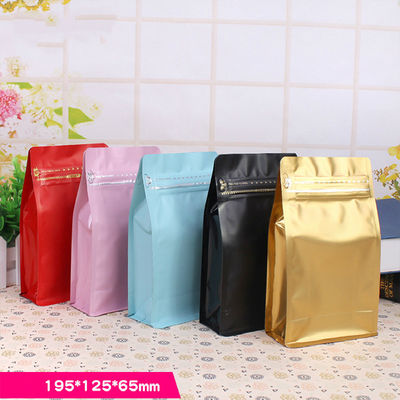 Food Grade Powder Packaging Plastic Reusable Aluminum Foil Zip Lock Bag supplier