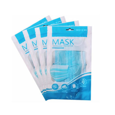 wholesale customized medical face masks plastic Zip lock packaging bag supplier