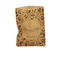 Paper Ziplock Bag Reseal Food Packaging Bag Reusable Stand Up Kraft Paper Pouch supplier