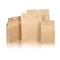 Modern Design Custom Aluminum Three-Sided Flat Bottom Kraft Paper Ziplock Bag For Food Sealable supplier