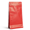 custom coffee bag aluminum coffee bean bag valve 250g side gusset bag with zipper supplier