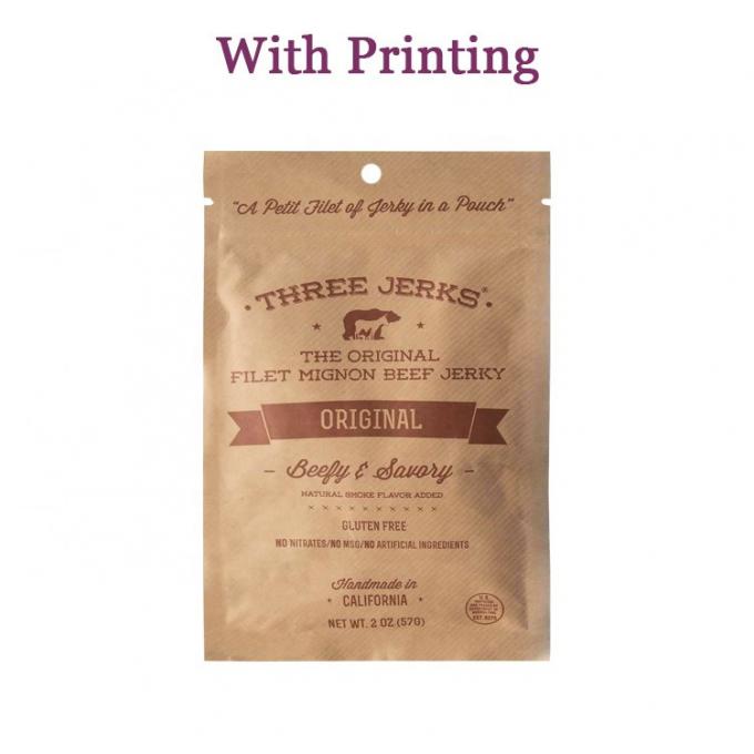 Heat Seal Custom Kraft Paper bags/Sealing Vacuum Packaging Bag with